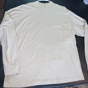 Essentials Tan Long Sleeve Tee